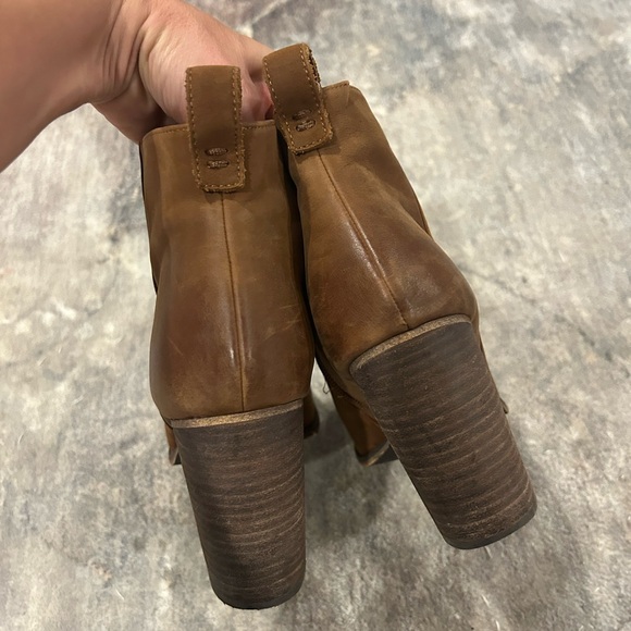BP Tan Heeled Ankle Boots - Picture 6 of 8